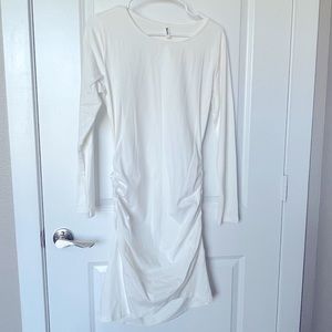 White Long Sleeve Dress